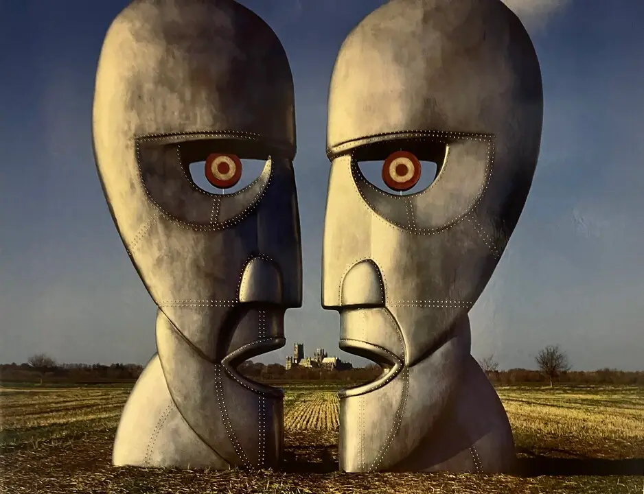 Personal photograph of the album cover of Pink Floyd's, The Division Bell